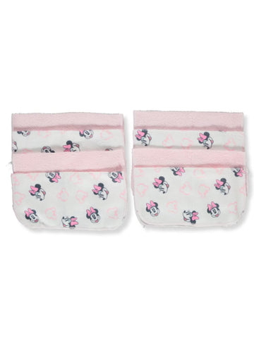 Disney Baby Big Girls 8-Pack Minnie Mouse Washcloths Set - Pink/Multi, one Size