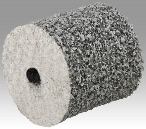 3M Scotch-Brite XL-UW Unitized Aluminum Oxide Medium Deburring Wheel - Medium Grade - Arbor Attachment - 1 1/2 in Dia 3/16 in Center Hole - Thickness 1/8 in - 30100 Max RPM - 15515 [PRICE is per WHEEL]