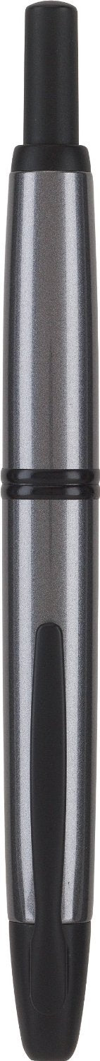 PILOT Vanishing Point Collection Refillable & Retractable Fountain Pen, Gun Metal Gray Barrel with Matte Black Accents, Blue Ink, Extra Fine Nib (60578)