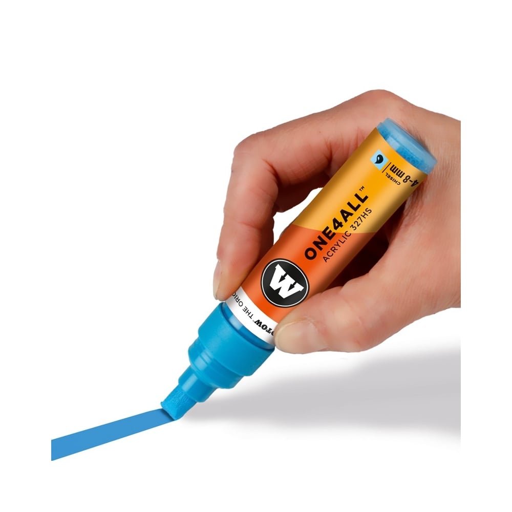 Molotow ONE4ALL Acrylic Paint Marker, 4-8mm, Traffic Red, 1 Each (327.552)