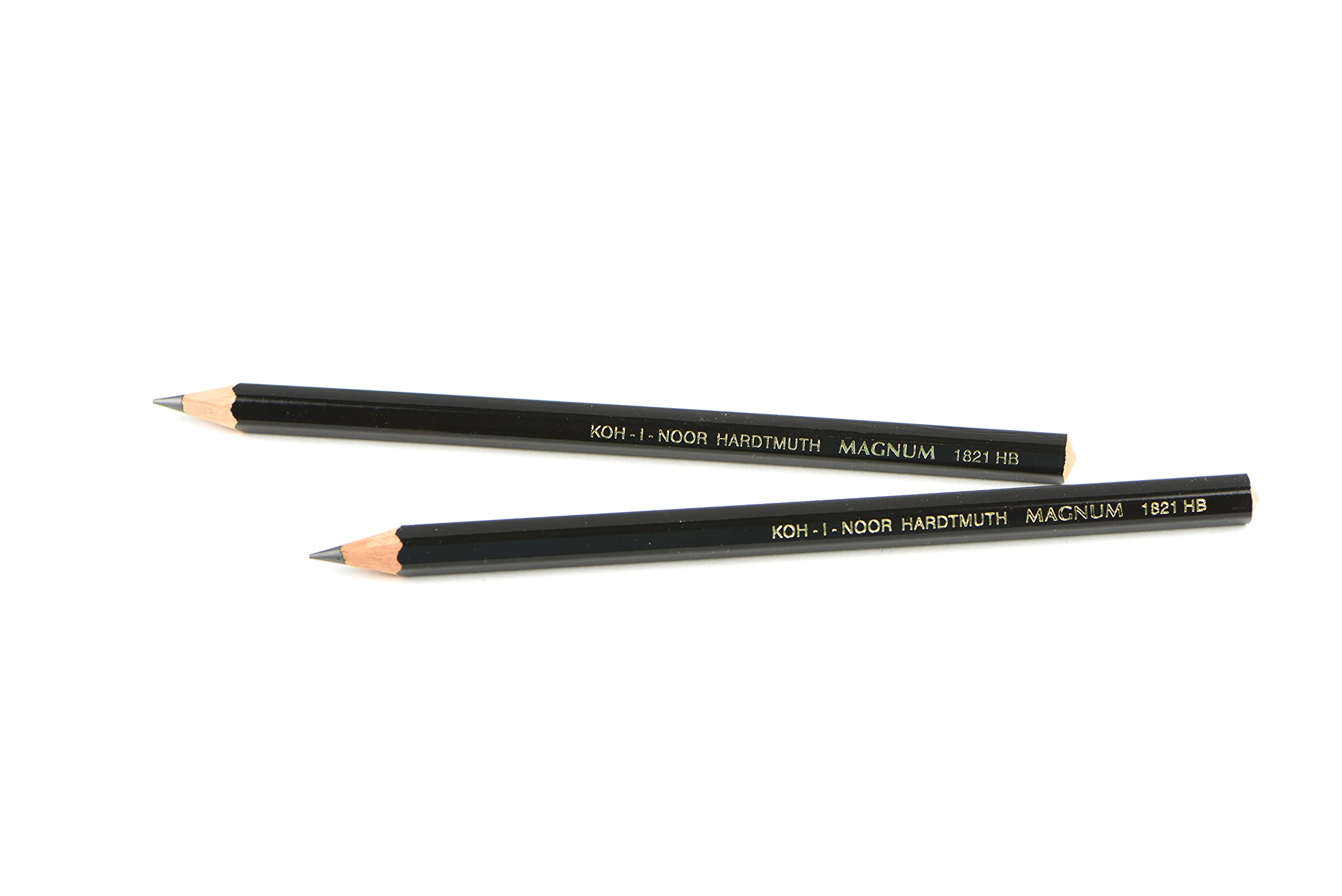 Koh-I-Noor Magnum Black Star 9mm Graphite Pencil, Box of 12, Black (FA1821.12)