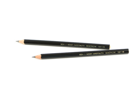 Koh-I-Noor Magnum Black Star 9mm Graphite Pencil, Box of 12, Black (FA1821.12)