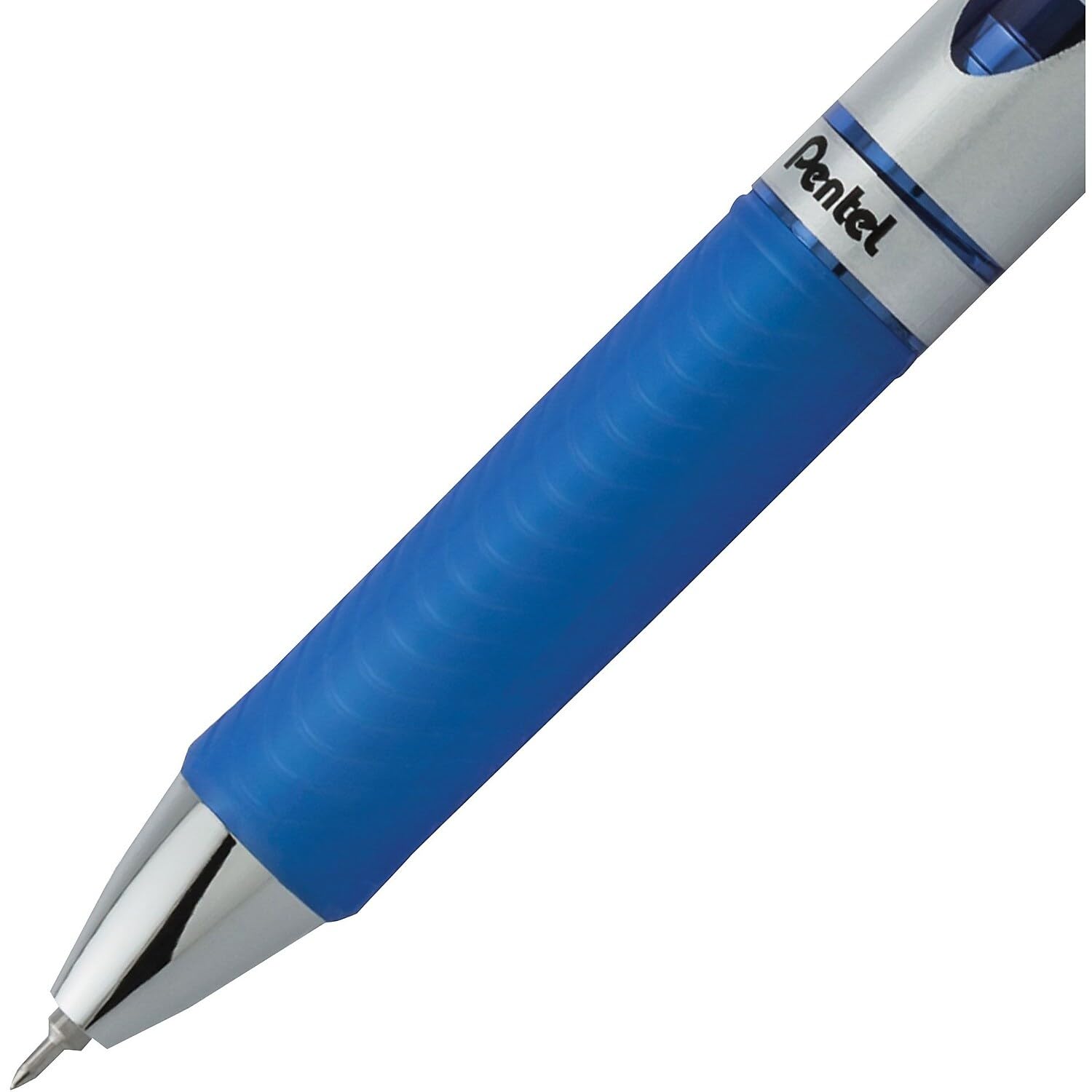 Pentel EnerGel RTX Retractable Liquid Gel Pen, (0.3mm), Needle Tip, Extra Fine Line, Blue Ink, Pack of 3 (BLN73BP3C)