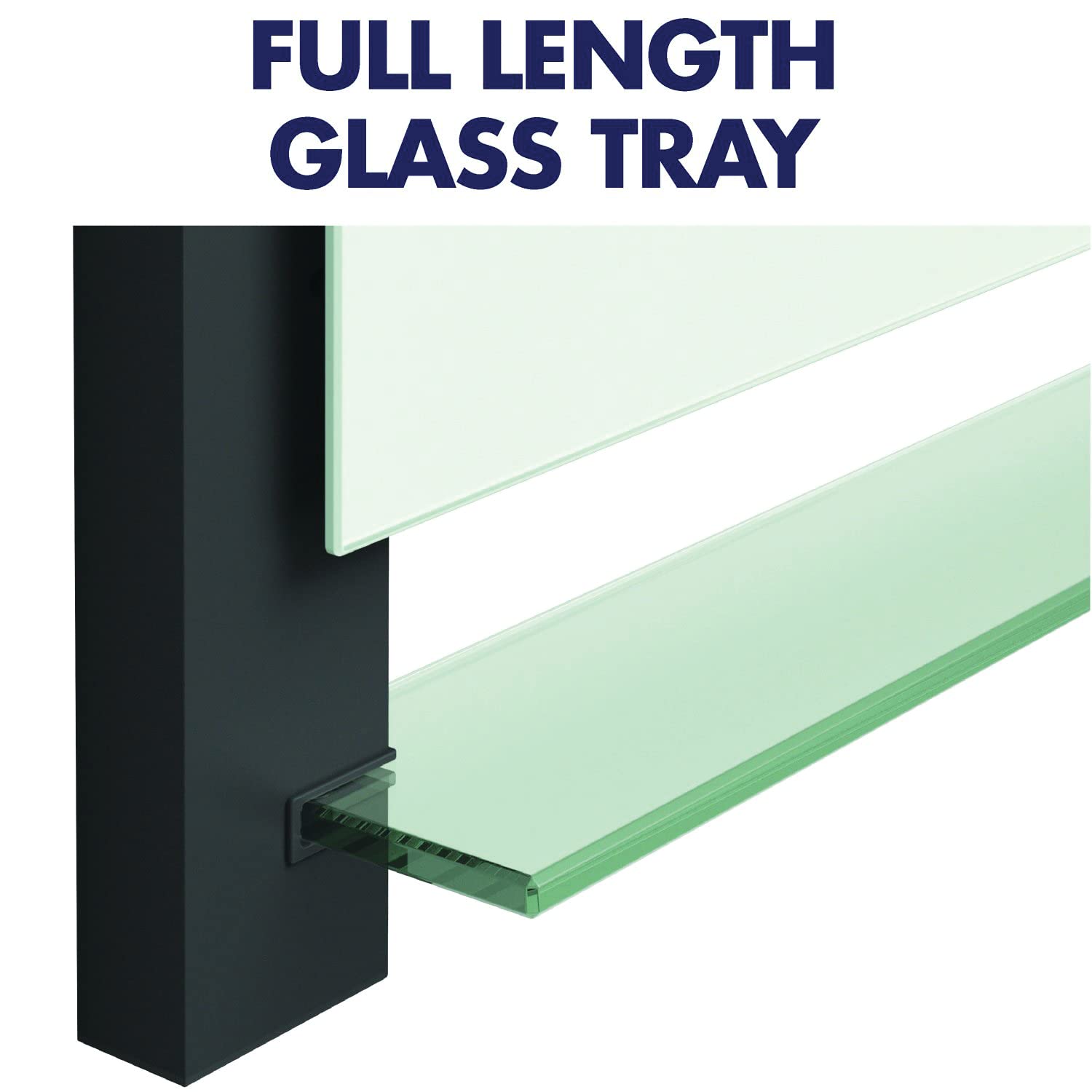 Quartet Glass Whiteboard, Magnetic Dry Erase White Board, 85" x 48", Wide Format with Invisible Mount, Black Aluminum Frame, Evoque (G8548BA)