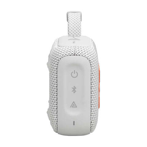 JBL Go 4 - Ultra-Portable, Waterproof and Dustproof Bluetooth Speaker, Big JBL Pro Sound with Punchy bass, 7-Hour Built-in Battery, Made in Part with Recycled Materials (White)