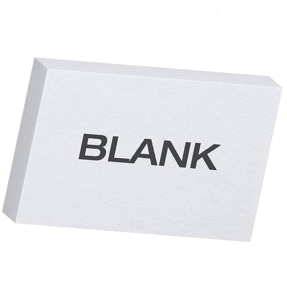 Oxford Blank Index Cards, 5" x 8", White, 100/Pack