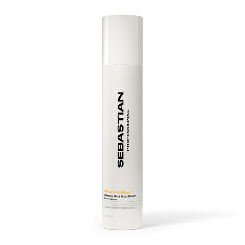 Sebastian Professional Shaper Plus Hairspray, 50% VOC | Humidity Resistant, Extra Hold | 10.6 oz | Packaging May Vary