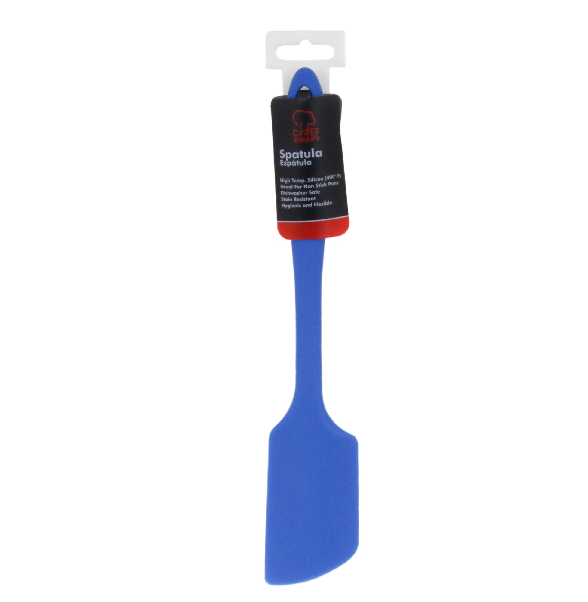 Chef Craft Premium Silicone Angled Spatula, 11 inch, Blue