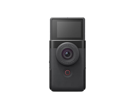 Canon PowerShot V10 Compact Vlogging Camera, 1" CMOS Sensor, 4K Video Streaming, Built‑in Wide‑Angle Zoom Lens, Flip‑LCD & Stereo Mic, Image Stabilization, Creator Studio in Your Pocket, Black