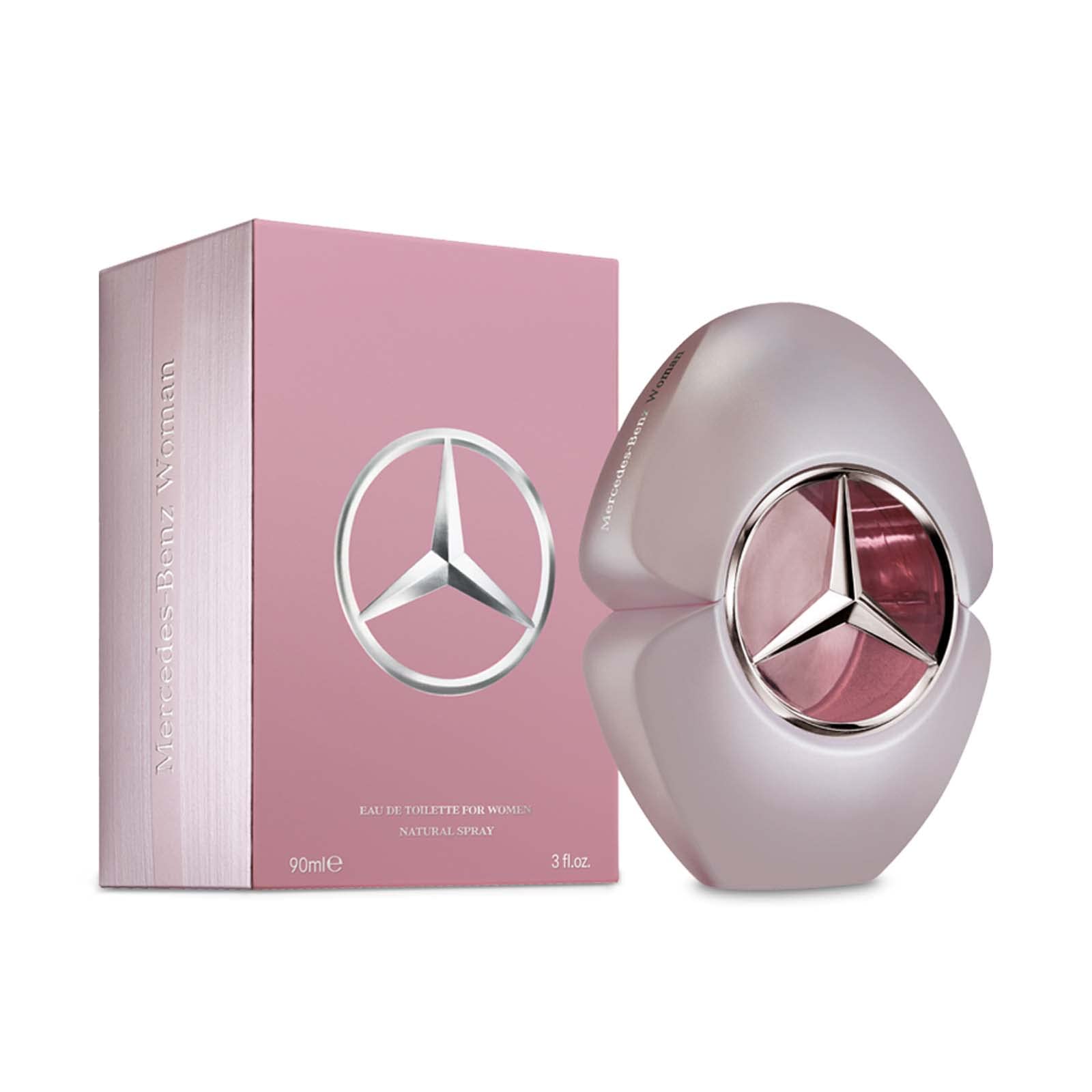 Mercedes Benz Woman - Elegant Fragrance With Sweet, Floral, Fruity Notes - Mesmerize The Senses With Original Luxury Women's Eau De Toilette Spray - Endless Day Through Night Scent Payoff - 3 OZ