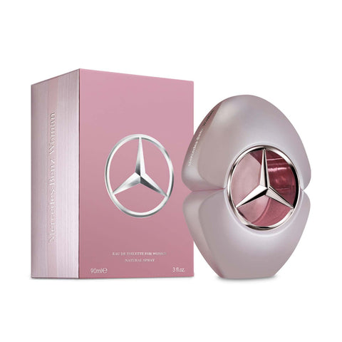 Mercedes Benz Woman - Elegant Fragrance With Sweet, Floral, Fruity Notes - Mesmerize The Senses With Original Luxury Women's Eau De Toilette Spray - Endless Day Through Night Scent Payoff - 3 OZ