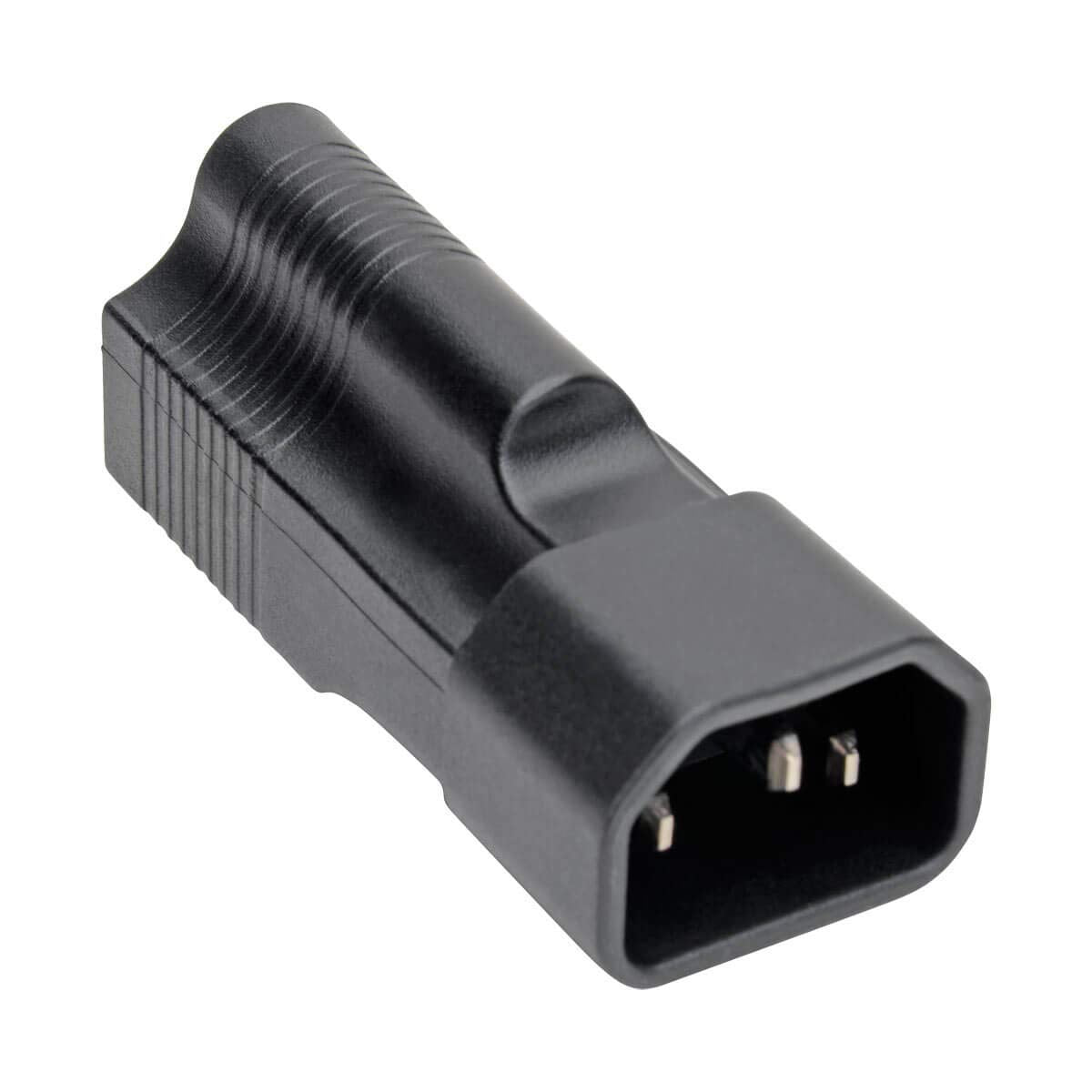 Tripp Lite Power Cord Adapter (NEMA 5-15R to C14 Adapter), 10A, 125V, Black (P002-000)