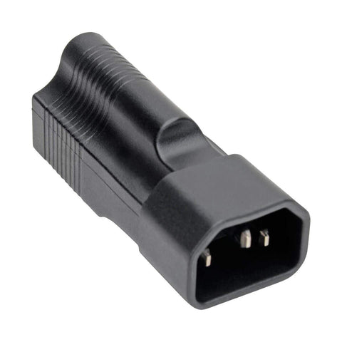 Tripp Lite Power Cord Adapter (NEMA 5-15R to C14 Adapter), 10A, 125V, Black (P002-000)