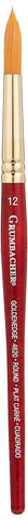 Grumbacher Goldenedge Golden Toray Round Watercolor Brush, Synthetic Bristles, Size 12 (4620.12)