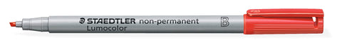 Staedtler Lumograph Non-Permanent Wet Erase Marker Pens, Broad Tip, Low Odor Colored Markers, 8 Pack, 312 WP8