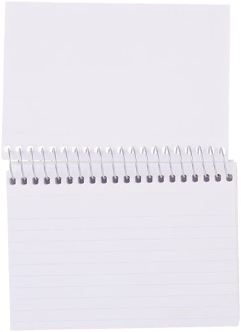 Mead Index Cards, 3" x 5", Ruled Front, Blank Back, 50 Cards, White (63130)