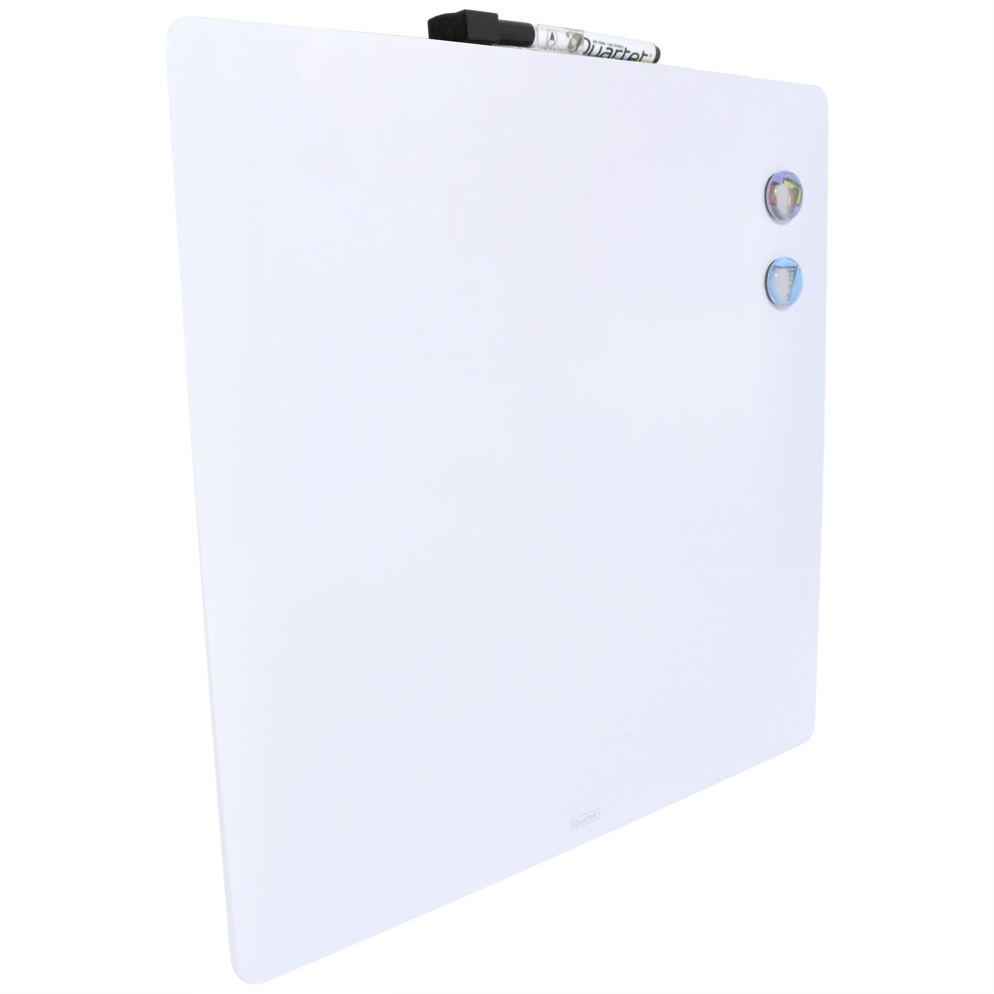 Quartet Magnetic Whiteboard Tile, 14" x 14" Dry Erase Board, White Board, Frameless, White Surface (85402-WT)