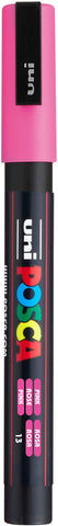 uni POSCA PC-3M Water-Based Paint Markers, Reversible Fine Tip (0.9-1.3mm), Pink
