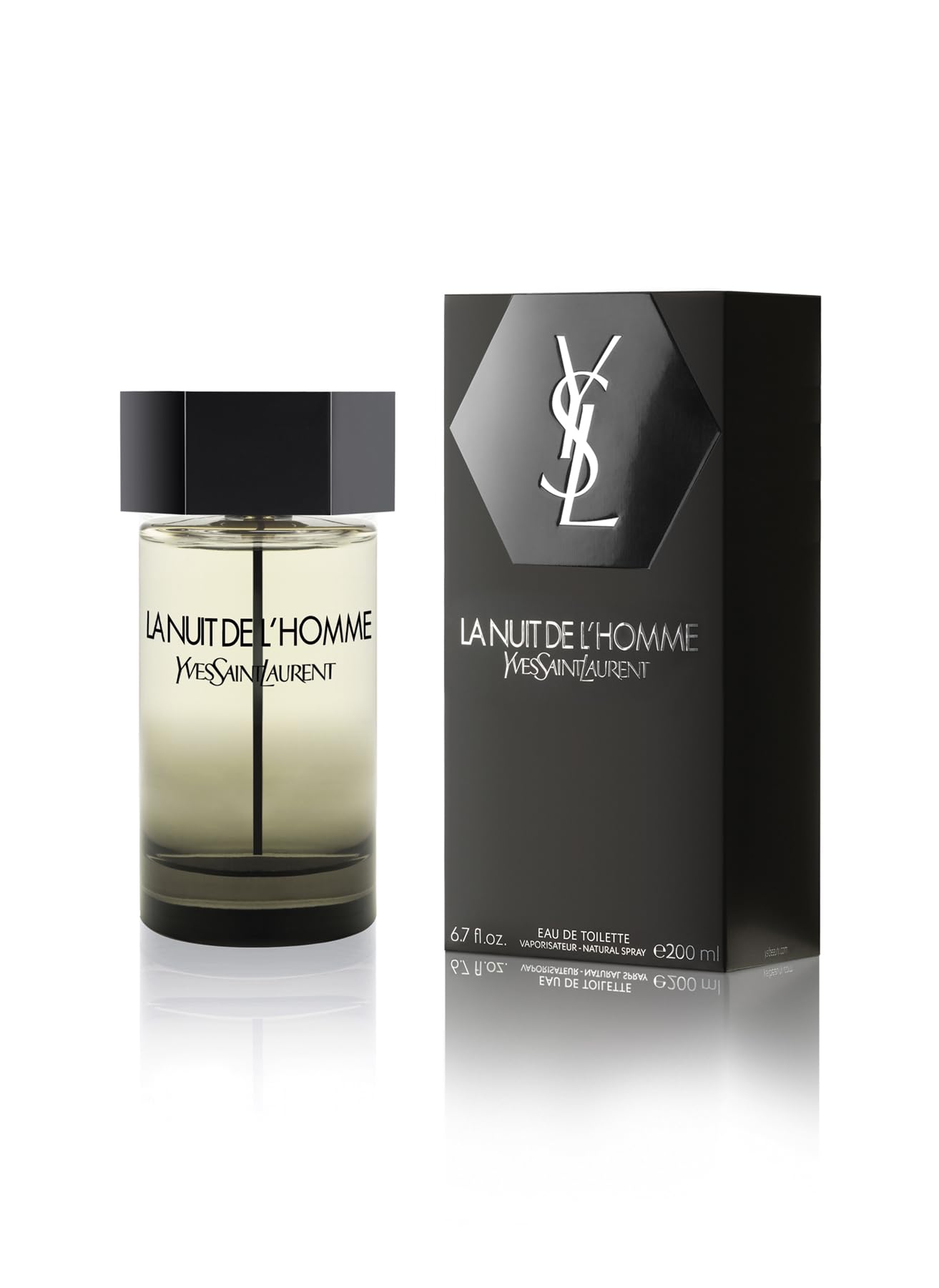 Yves Saint Laurent L'Homme La Nuit De Eau De Toilette Spray for Men, 6.7 Ounce