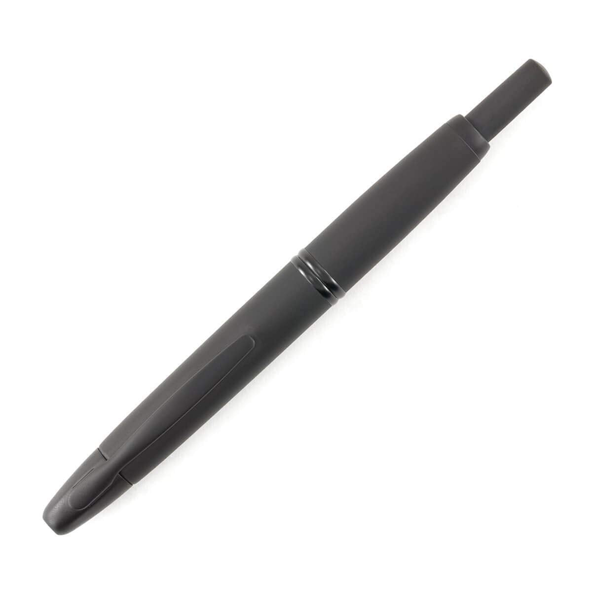 PILOT Vanishing Point Collection Refillable & Retractable Fountain Pen, Matte Black Barrel, Blue Ink, Extra Fine Nib (60579)