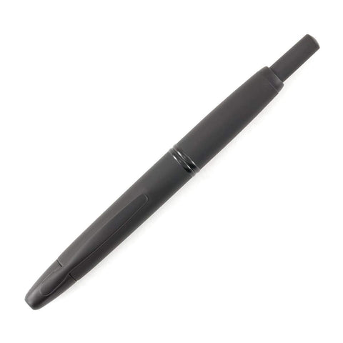 PILOT Vanishing Point Collection Refillable & Retractable Fountain Pen, Matte Black Barrel, Blue Ink, Extra Fine Nib (60579)