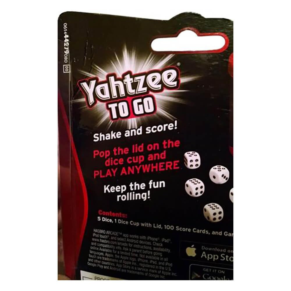 Yahtzee to Go Travel Game 2014 by Hasbro Gaming