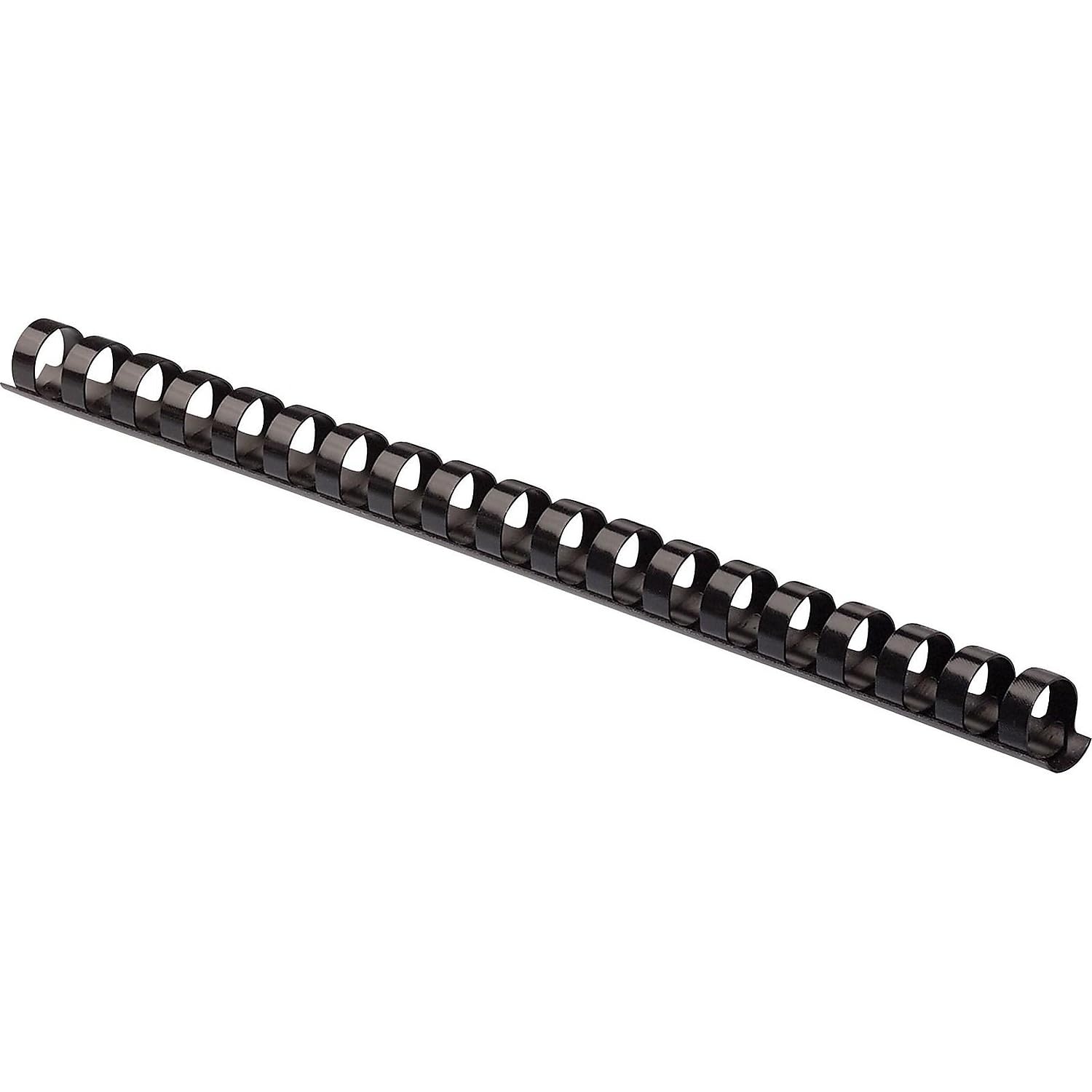 Fellowes 52326 Plastic Binding Combs - Round Back, 1/2 Inches, 90 Sheets, Black, 100 Pack