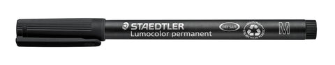 STAEDTLER Lumocolor Permanent Pen 317 Medium 1.0mm Line - Assorted Colours (Pack of 8) (317 WP8 ST), pack of 8
