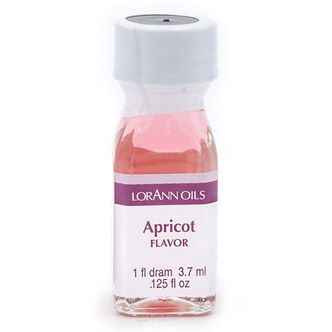 LorAnn Oils Super Strength Flavoring - Used For Candy Making, Flavoring, Baking, Hard Candy, & Flavor Oils - Bold, Natural Flavors 4X Stronger Than Extracts - Apricot, Pack of 2, 0.125 fl oz