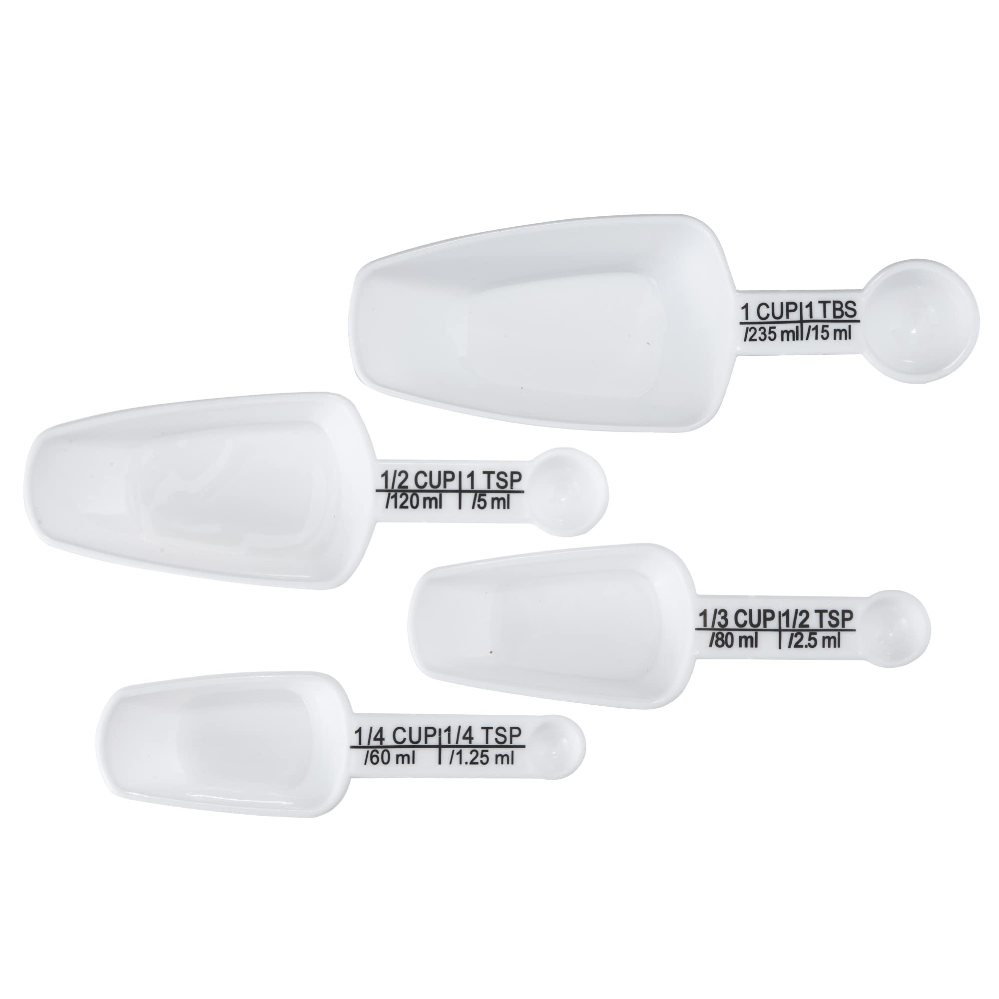 Chef Craft Measuring Scoop/Spoon Combo, White