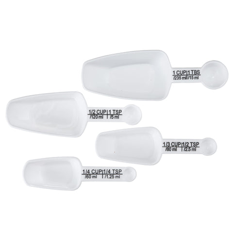 Chef Craft Measuring Scoop/Spoon Combo, White