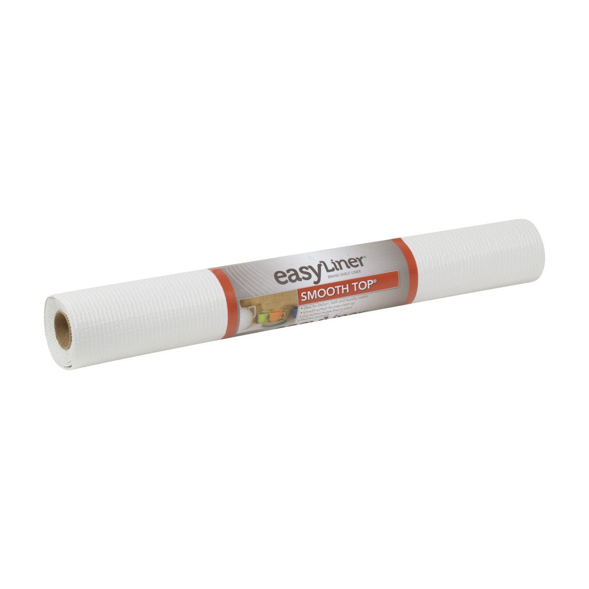 Duck Smooth Top EasyLiner, 20-inch x 6 Feet, White