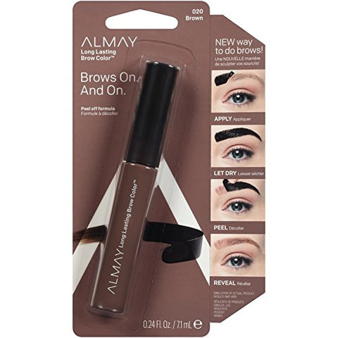 Almay Long Lasting Eyebrow Color, Brown, 0.9 fl. oz. brow stain