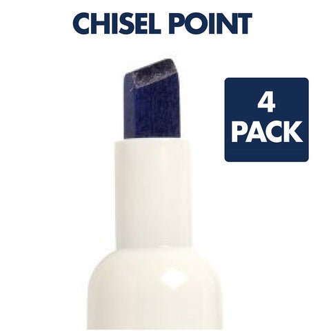 Quartet Classic Low Odor Dry-Erase Markers, Chisel Tip, 4-Marker Set, Assorted Colors, 4 Pack (659510Q)