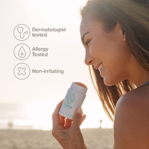 Hume Supernatural Probiotic Roll‑On Deodorant, Aluminum‑Free & Plant‑Based – Gentle on Sensitive Skin, Quick‑Drying, Long‑Lasting Sweat & Odour Protection for Teens & Adults - Desert Bloom, 1-Pack