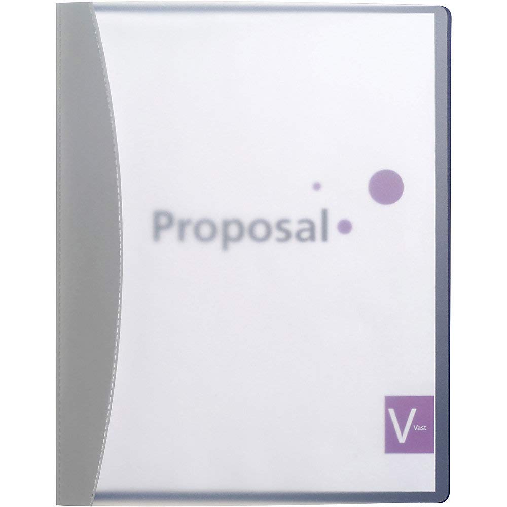 GBC Hidden Swing Clip Report Cover, Letter Size, Blue (W21537)