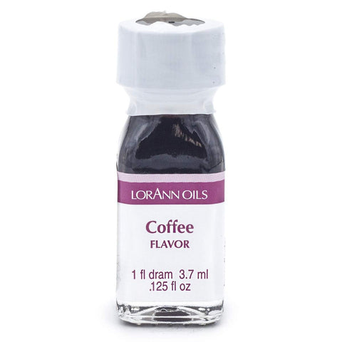 LorAnn Oils Super Strength Flavoring - Used For Candy Making, Flavoring, Baking, Hard Candy, & Flavor Oils - Bold, Natural Flavors 4X Stronger Than Extracts - Coffee, Pack of 2, 0.125 fl oz