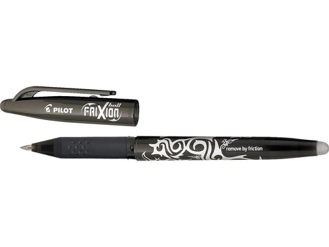 Pilot, FriXion Ball Erasable & Refillable Gel Ink Pens, Fine Point 0.7 mm, Pack of 3, Black