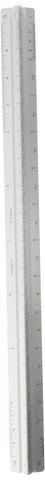 Pickett Professional Architect Triangular Scale, 12 Inches Long, 1 Each (P232AT),White