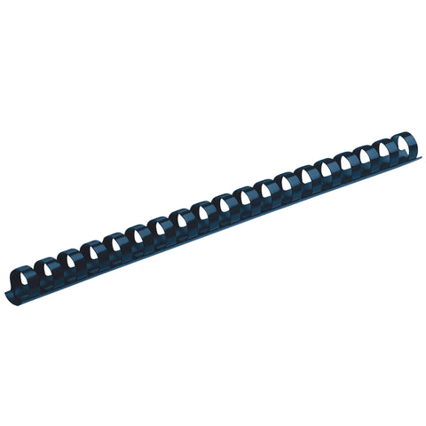 Fellowes 52501, Plastic Combs - Round Back, 1/2", 100 pack, Navy