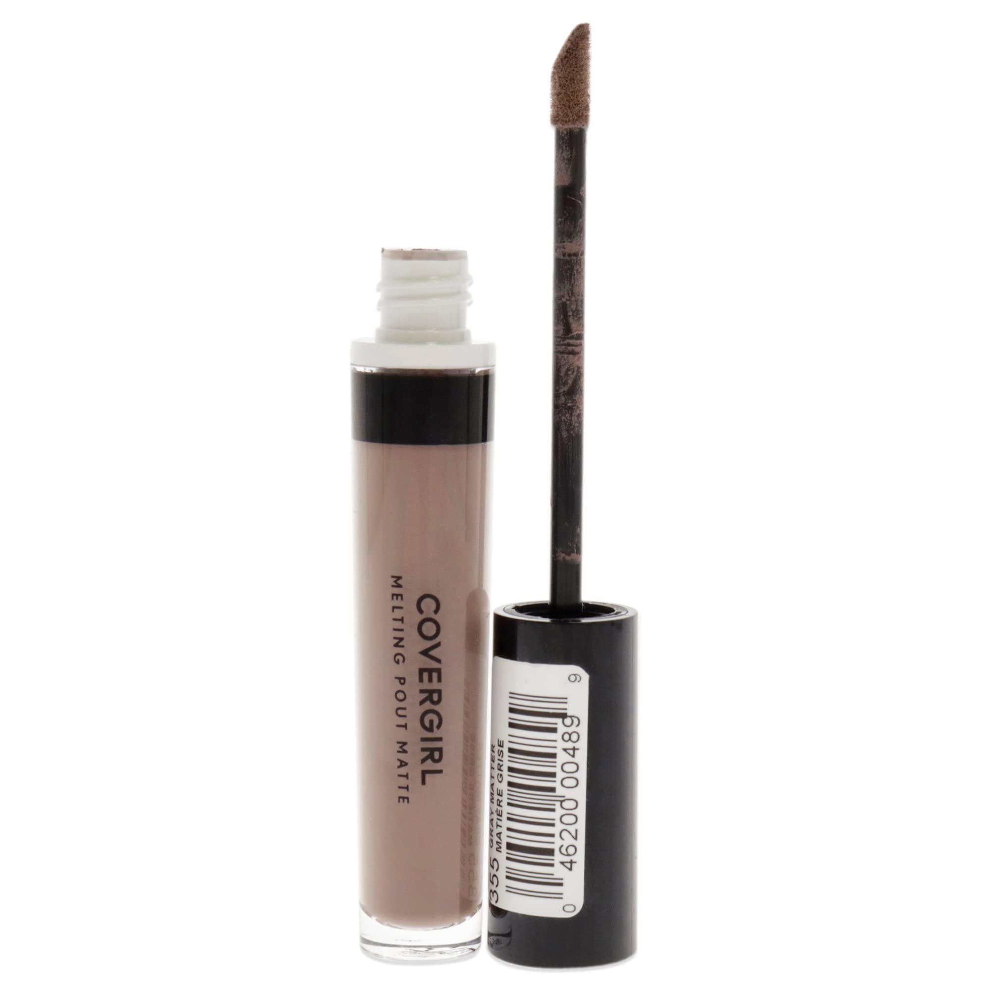 COVERGIRL Melting Pout Matte Liquid Lipstick, Gray Matter, 1 Count