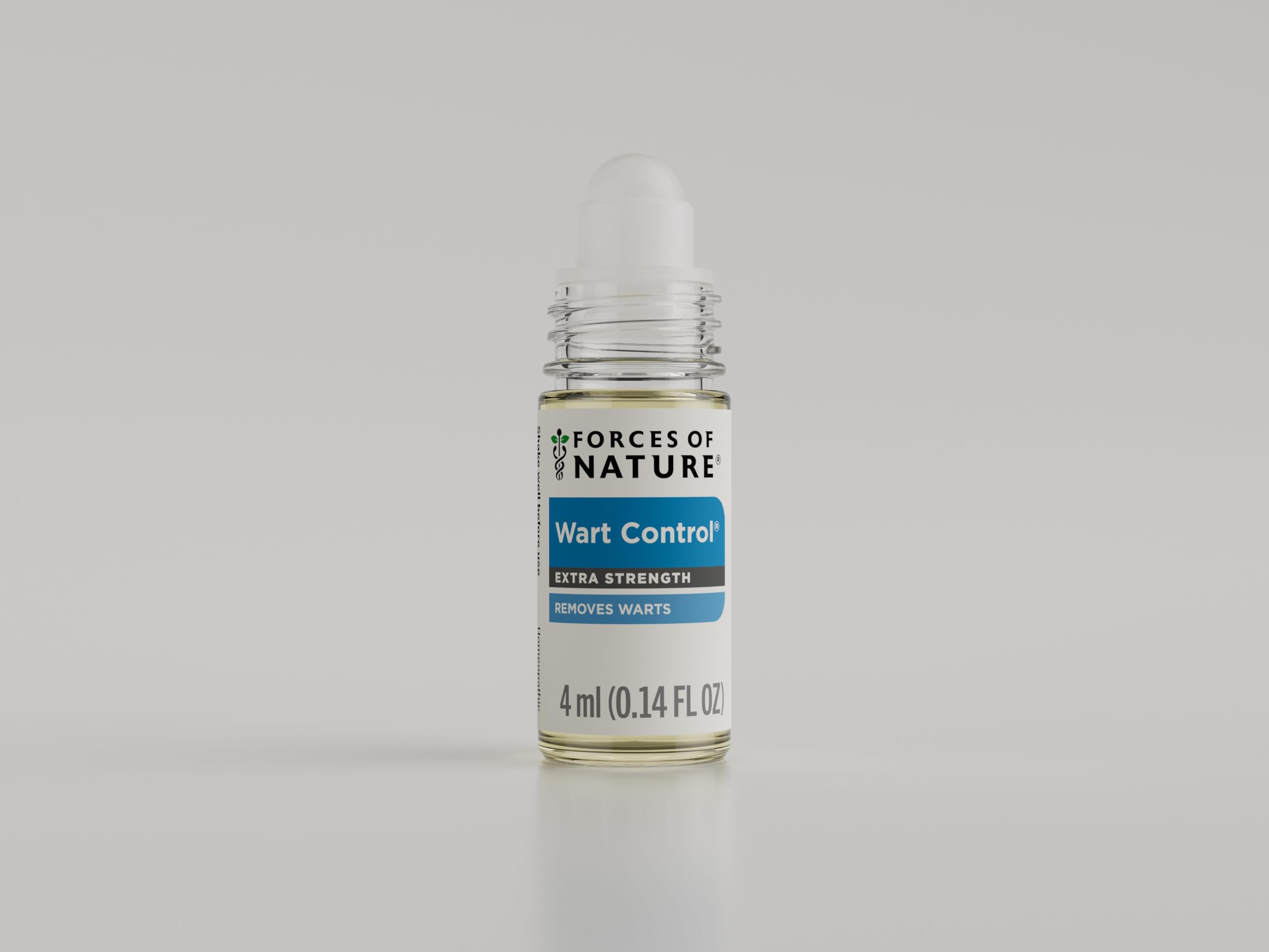 Forces Of Nature -Natural, organic wart Extra Strength Remover (4ml) Non Gmo, No Harmful Chemicals, Nontoxic -Eliminate Planter, Facial, Flat, Body, Hands, Fingers & Foot Warts At The Root