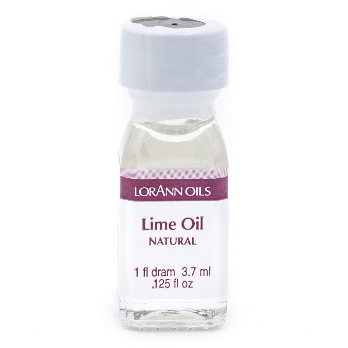 LorAnn Oils Super Strength Flavoring, Used For Candy Making, Flavoring Extracts, Baking, Hard Candy, & Flavor Oils - Bold, Natural Flavors 4X Stronger Than Extracts - Lime Oil, Pack of 2, 0.125 fl oz