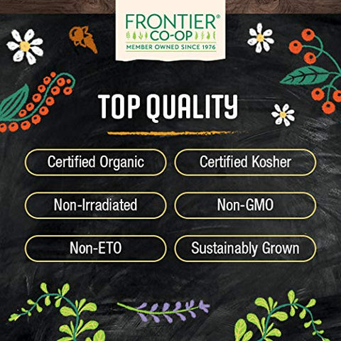 Frontier Co-op Organic Ground Cayenne Chili Peppers, 50,000 HU, Certified Organic, Kosher | 16 Ounce (Pack of 1)