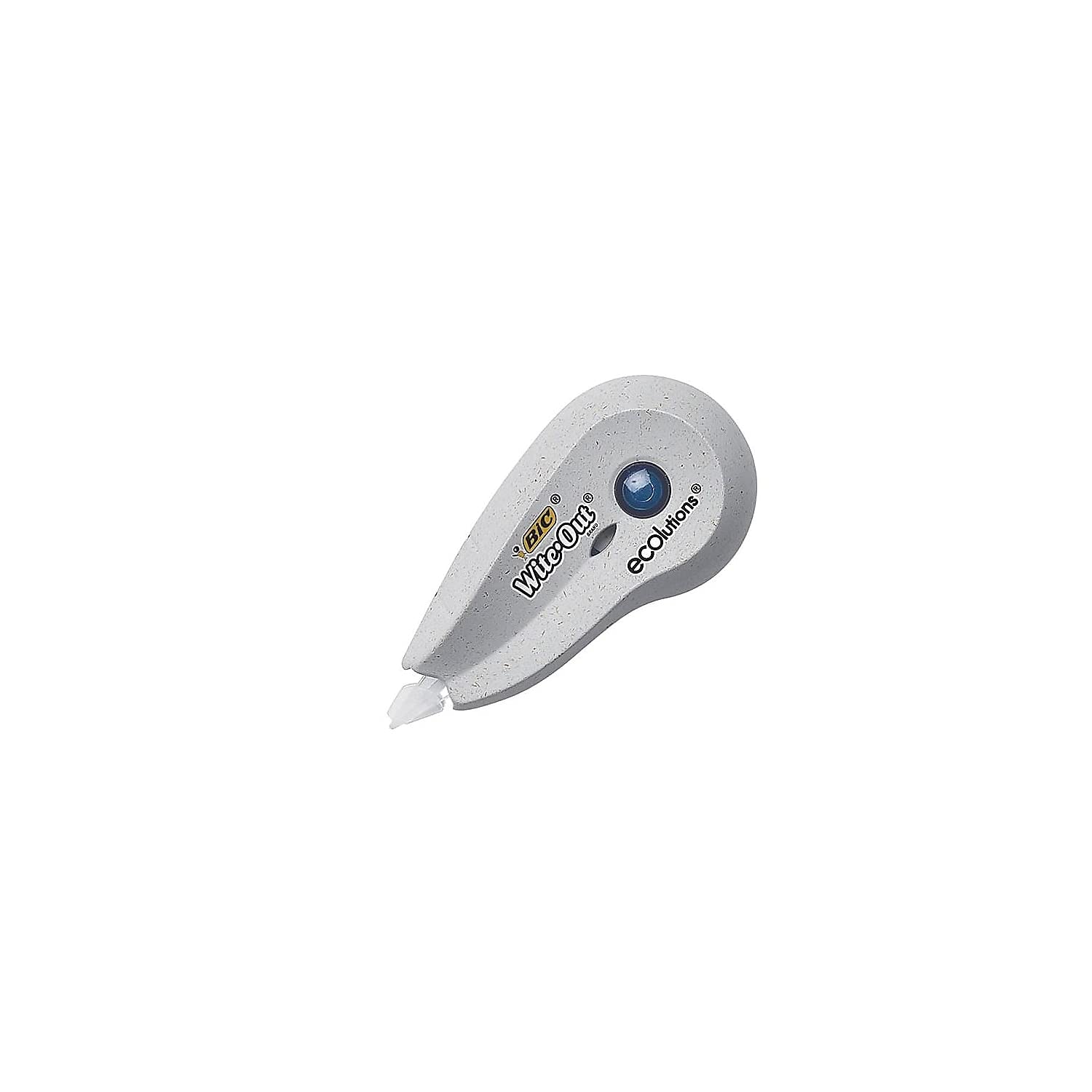 BIC Wite-Out Brand ECOlutions Mini Correction Tape, White, Recycled Plant-Based Dispenser, 2 Count