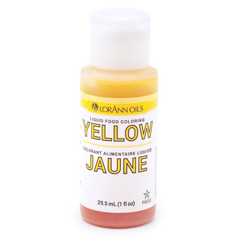LorAnn Yellow Liquid Food Coloring, 1 ounce bottle