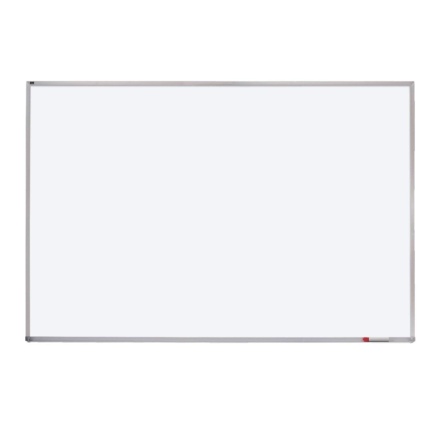 Quartet Magnetic Dry Erase White Board, 120"W x 48"H Whiteboard, Porcelain Surface Will Not Stain or Ghost, Silver Aluminum Frame (PPA410)
