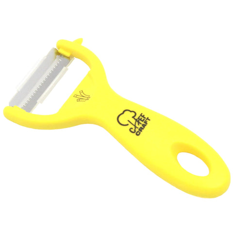 Chef Craft Classic Stainless Steel Blade with Plastic Handle Julienne Fine Grater, 5.5 inch, Yellow