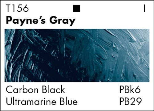 Grumbacher Academy Oil Paint, 150 ml/5.07 oz, Payne's Gray
