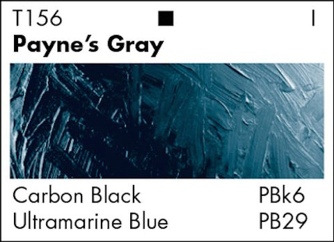 Grumbacher Academy Oil Paint, 150 ml/5.07 oz, Payne's Gray